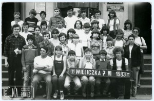 7.06.1983. Wycieczka szkolna kl. VIII do Wieliczki i Krakowa